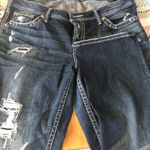 Alko silver boot jeans